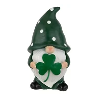 Northlight 8" Shamrock Gnome Outdoor St. Patricks Day Yard Art