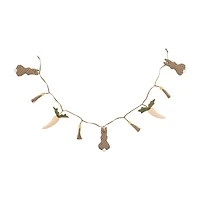 Northlight 4ft Carrots And Bunnies Plush Easter Indoor Outdoor Garland