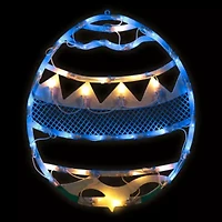 Northlight 17" Blue Led Lighted Egg Spring Window Easter Window Decor