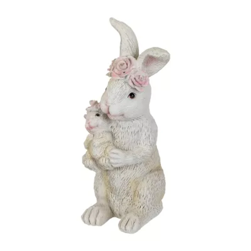 Northlight 9" Mother And Baby Bunny Outdoor Garden Easter Yard Art