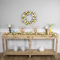 Northlight 6ft Pink Eggs And Flower Buds Artificial Easter Indoor Garland