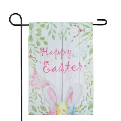 Northlight 13" Happy Bunny Ears Garden Flag