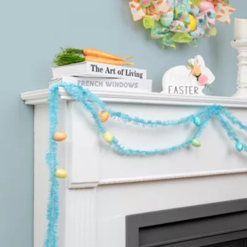Northlight 25ft Blue With Eggs Easter Indoor Outdoor Garland