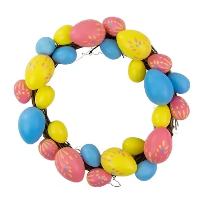 Northlight 10" Easter Egg Wreath