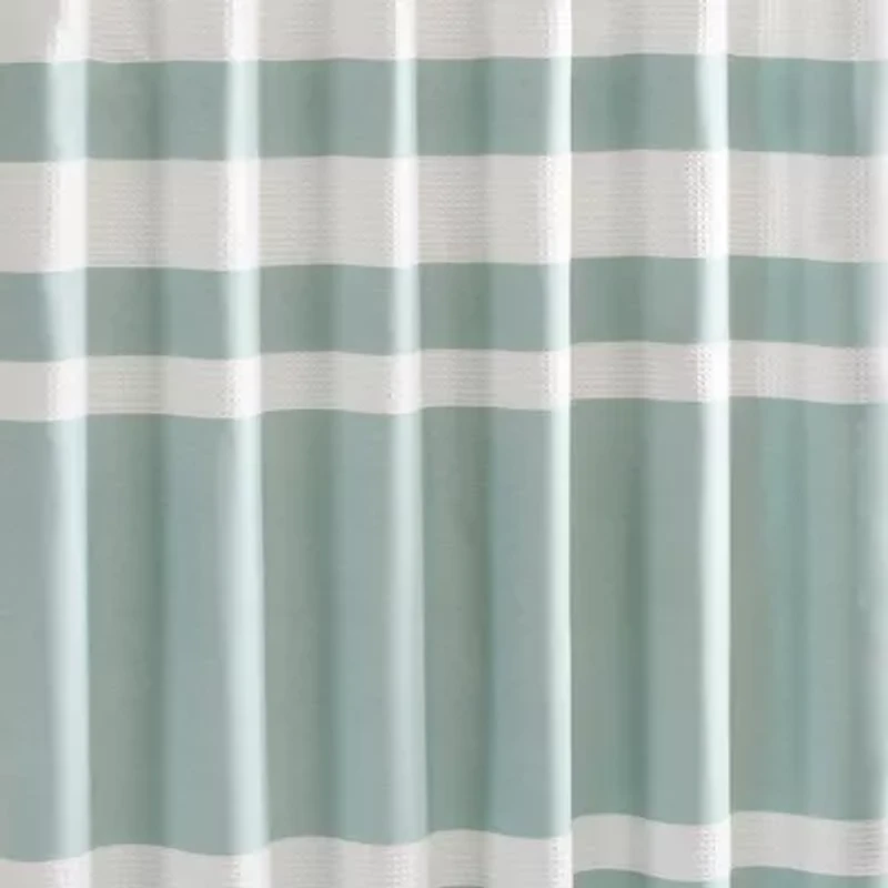 Madison Park Spa Waffle 3M Scotchgard™ Shower Curtain