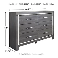 Signature Design by Ashley® Loren 6-Drawer Dresser