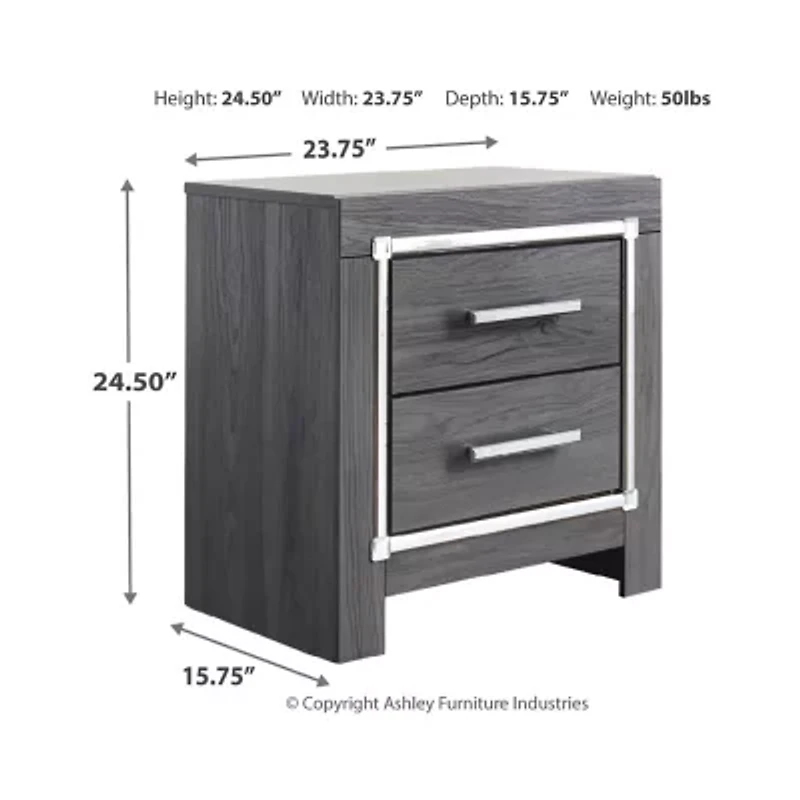 Signature Design by Ashley® Loren 2-Drawer Nightstand