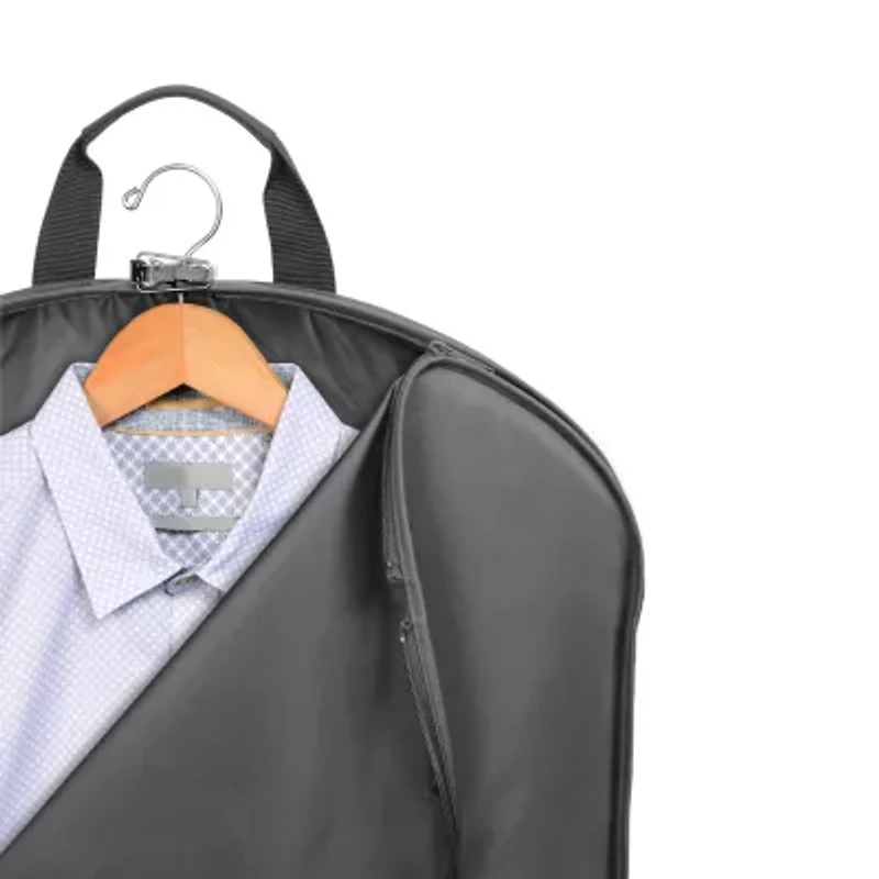 WallyBags 45" Deluxe Extra Capacity Travel Garment Bag With Two Accessory Pockets