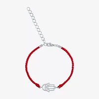 Diamond Accent Womens Diamond Accent Diamond Sterling Silver Cord Bracelet