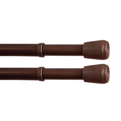 Kenney Fast Fit No Tools Pack 7/16 Tension Curtain Rod