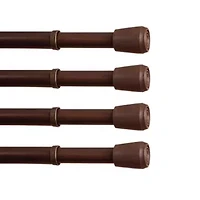 Kenney Fast Fit No Tools Pack 7/16 Tension Curtain Rod