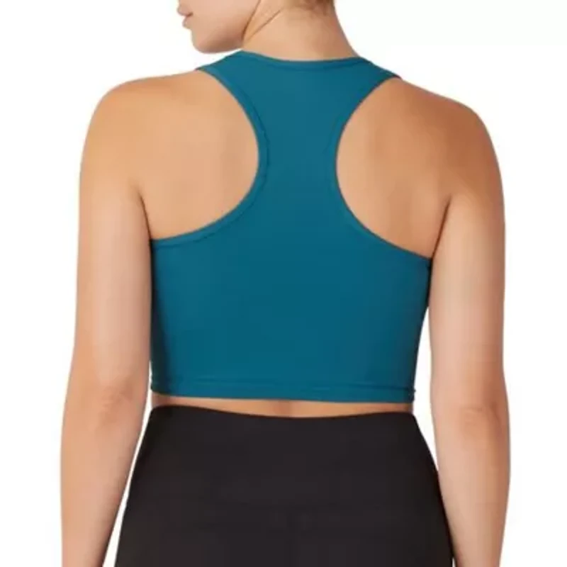FILA Speed Up Crop Womens Crew Neck Sleeveless Active Tank Top