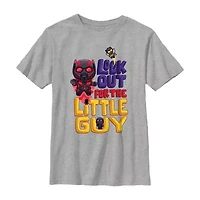 Quantumania Little & Big Kid Boys Crew Neck Short Sleeve Regular Fit Ant Man Graphic T-Shirt