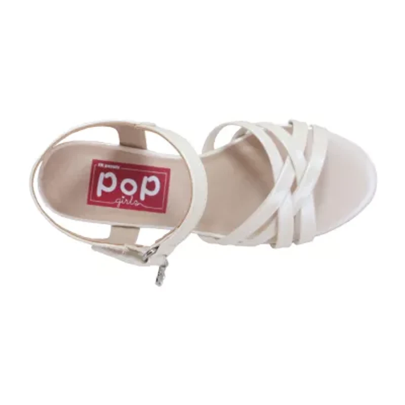 Pop Little & Big Kid Girls Tulips Heeled Sandals