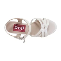 Pop Little & Big Kid Girls Tulips Heeled Sandals