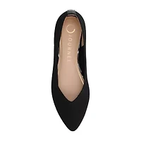 Journee Collection Minnah Womens Pointed Closed Toe Slip-On Shoe