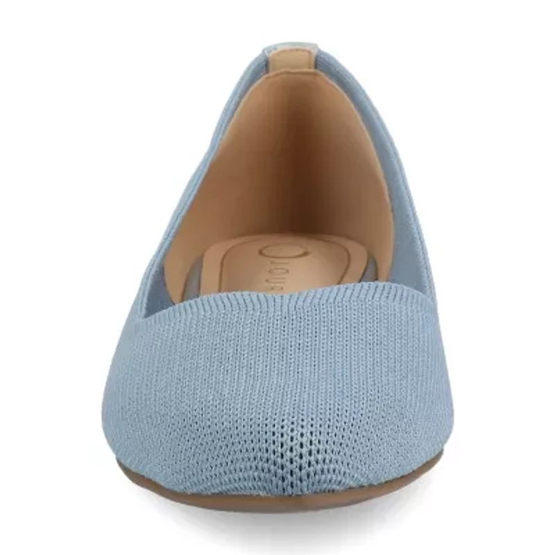 Journee Collection Minnah Womens Pointed Closed Toe Slip-On Shoe