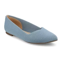 Journee Collection Minnah Womens Pointed Closed Toe Slip-On Shoe