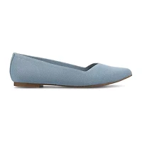 Journee Collection Minnah Womens Pointed Closed Toe Slip-On Shoe