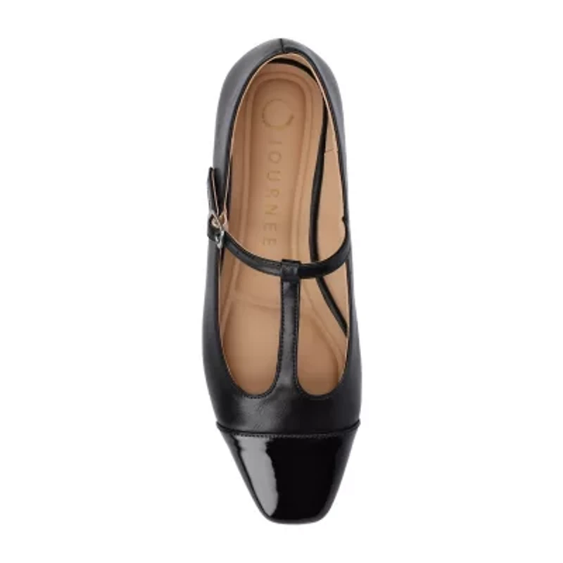 Journee Collection Theah Womens Cap Closed Toe Mary Jane Shoes