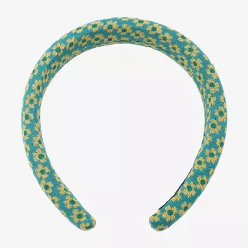 Arizona Green & Blue Floral Headband