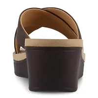 Journee Collection Womens Biara Wedge Sandals