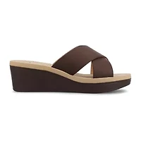 Journee Collection Womens Biara Wedge Sandals