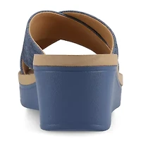 Journee Collection Womens Biara Wedge Sandals
