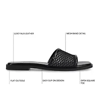 Journee Collection Womens Breckley Flat Sandals