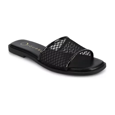 Journee Collection Womens Breckley Flat Sandals