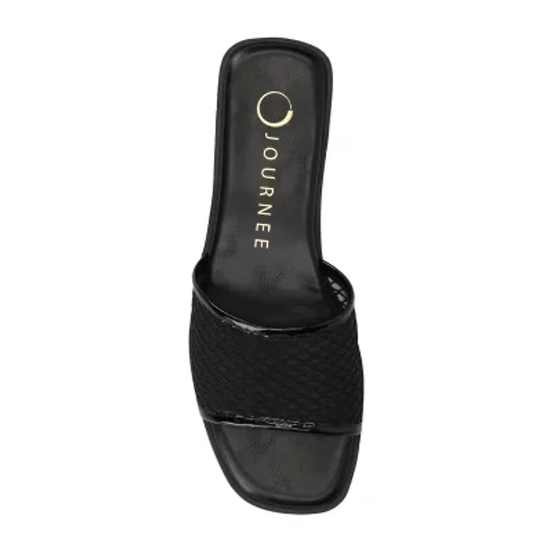 Journee Collection Womens Breckley Flat Sandals