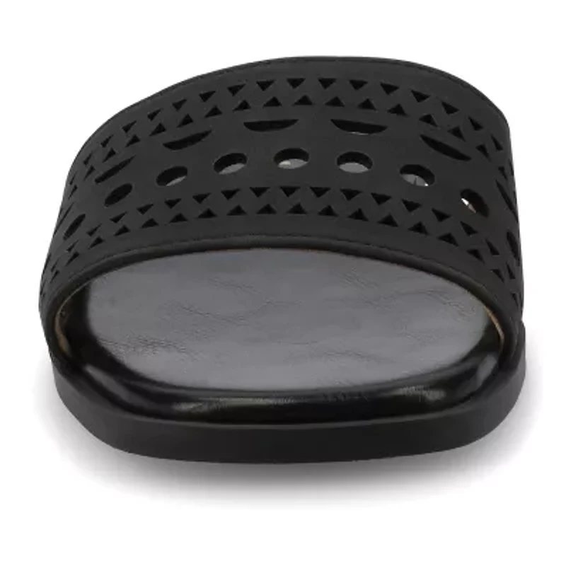 Journee Collection Womens Brodie Flat Sandals