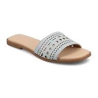 Journee Collection Womens Brodie Flat Sandals