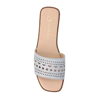 Journee Collection Womens Brodie Flat Sandals
