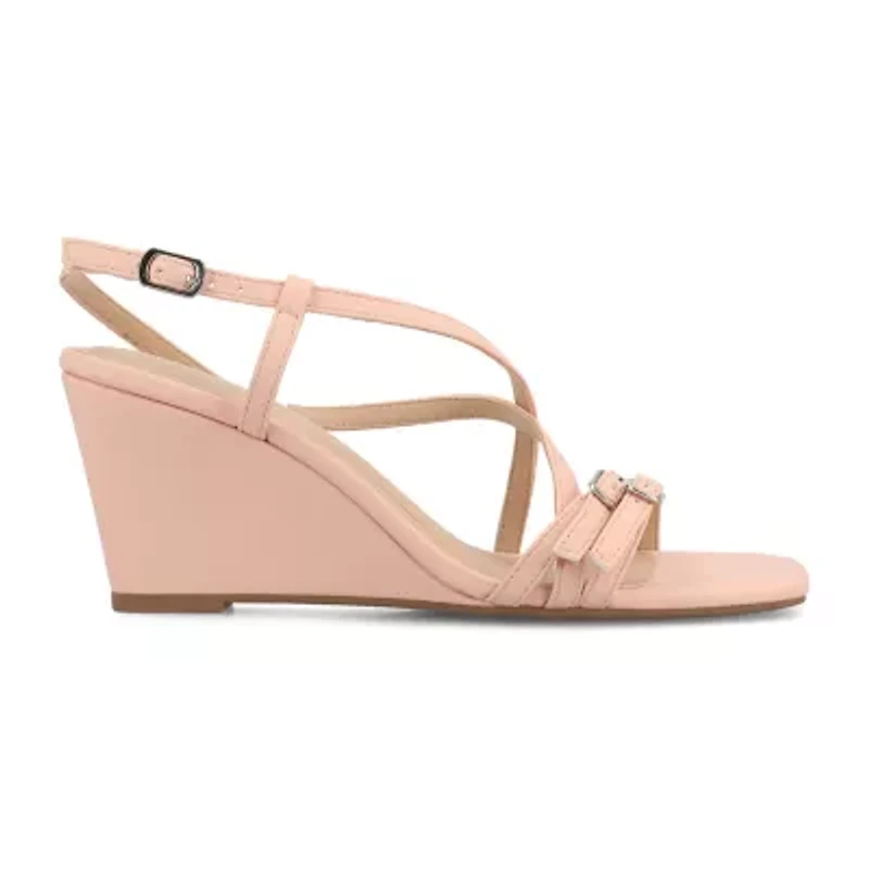 Journee Collection Womens Clinne Wedge Sandals