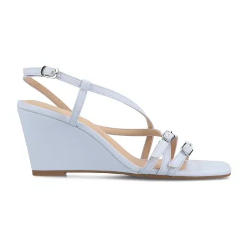 Journee Collection Womens Clinne Wedge Sandals