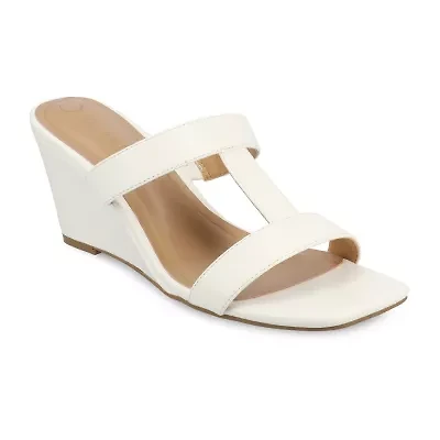 Journee Collection Womens Clodie Wedge Sandals