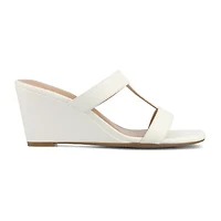 Journee Collection Womens Clodie Wedge Sandals