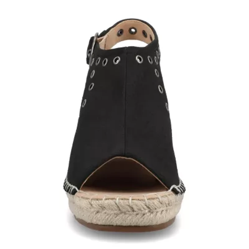 Journee Collection Womens Crisie Wedge Sandals