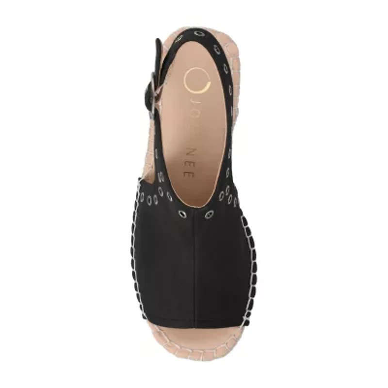 Journee Collection Womens Crisie Wedge Sandals