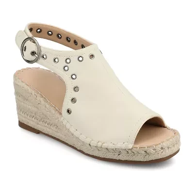 Journee Collection Womens Crisie Wedge Sandals