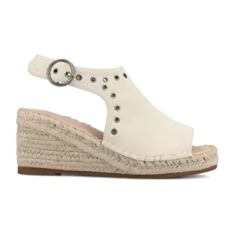 Journee Collection Womens Crisie Wedge Sandals