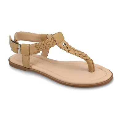 Journee Collection Womens Genevive Flat Sandals