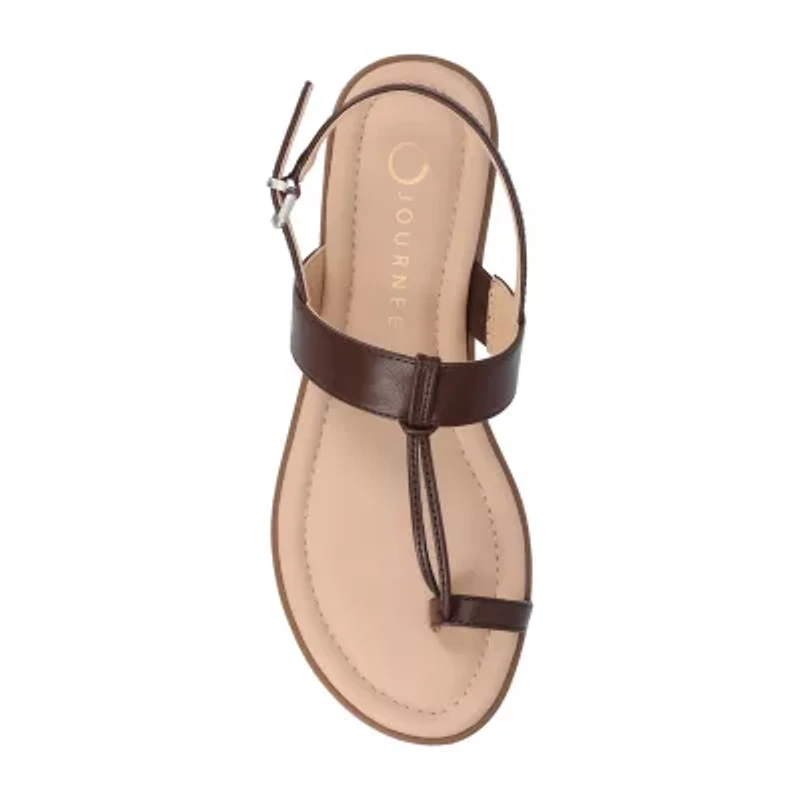Journee Collection Womens Gerra Flat Sandals