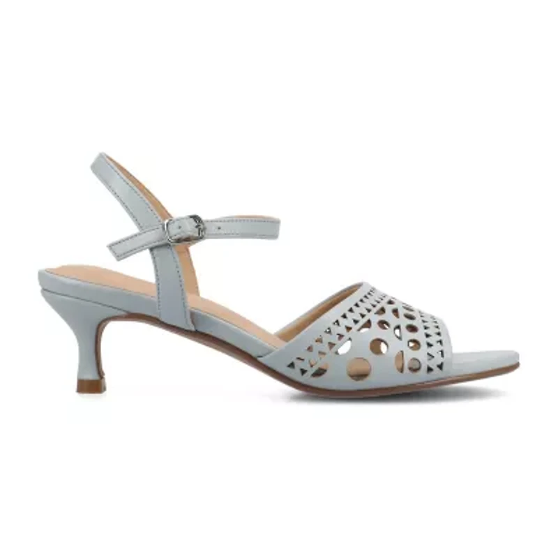 Journee Collection Womens Jessly Heeled Sandals