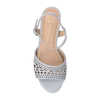 Journee Collection Womens Jessly Heeled Sandals