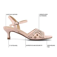 Journee Collection Womens Jessly Heeled Sandals