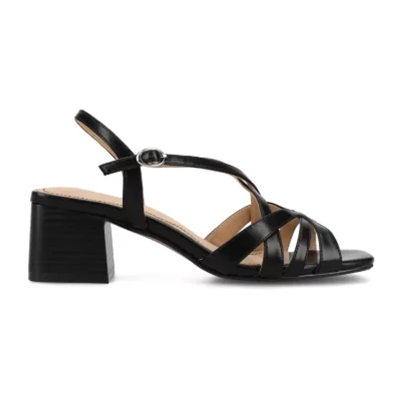 Journee Collection Cloudsteppers Womens Shyla Heeled Sandals
