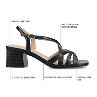 Journee Collection Womens Shyla Heeled Sandals