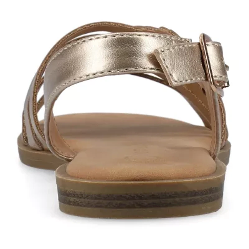 Journee Collection Womens Solay Flat Sandals
